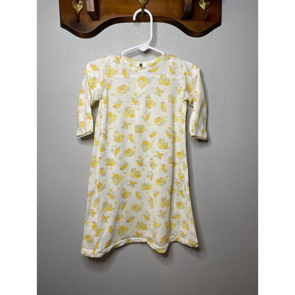 Vintage 1970s Carter's Newborn Layette White and Yellow Bear and Clown Pattern - Picture 2 of 8